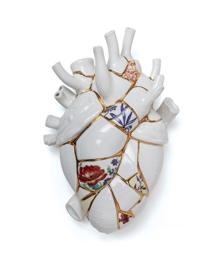 Seletti - Love in Bloom Kintsugi – Vaso Cuore Marcantonio