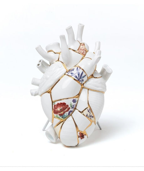 Seletti - Love in Bloom Kintsugi – Vaso Cuore Marcantonio